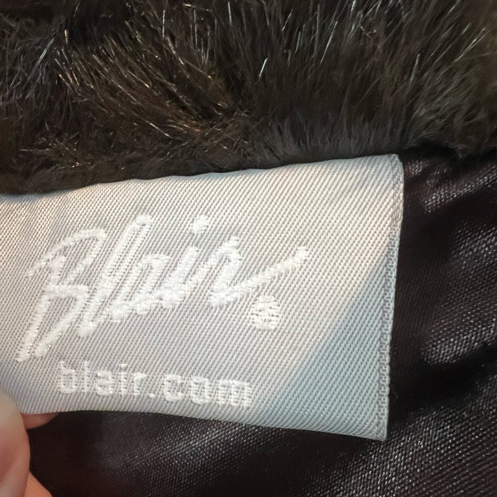 Blair Dark Brown Faux Fur Coat dynasty 80s glam grandma’s closet - Picture 2 of 5